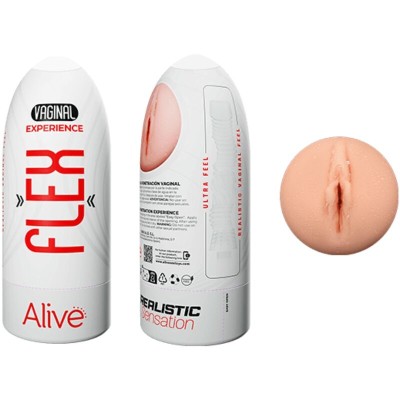 ALIVE - FLEX MASTURBADOR MASCULINO VAGINAL TAMANHO M - D-238166 - Dona Pimenta