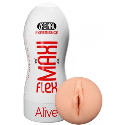 ALIVE - MAXI FLEX MASTURBADOR MASCULINO VAGINAL TAMANHO L - D-238170 - Dona Pimenta