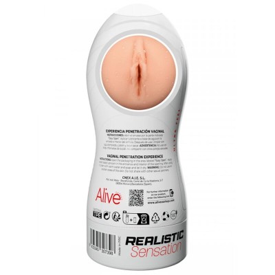 ALIVE - MAXI FLEX MASTURBADOR MASCULINO VAGINAL TAMANHO L - D-238170 - Dona Pimenta