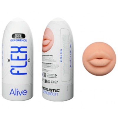 ALIVE - FLEX MASTURBADOR MASCULINO ORAL TAMANHO M - D-238168 - Dona Pimenta