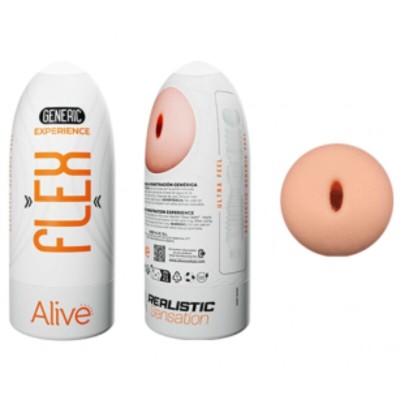 ALIVE - FLEX MASTURBADOR MASCULINO GENÉRICO TAMANHO M - D-238169 - Dona Pimenta