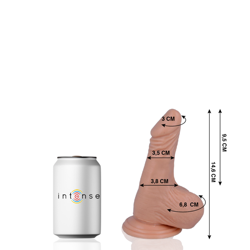 MR INTENSE - 1 REALISTIC PENIS 14.6-O- 3.5cm - D-216082 - Dona Pimenta