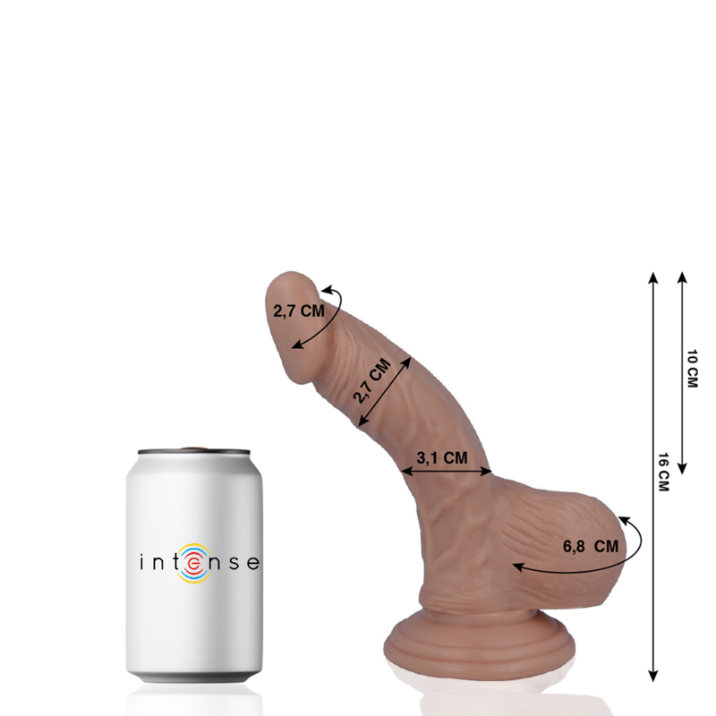 MR INTENSE - 2 REALISTIC PENIS 16 -O- 2.7CM - D-216083 - Dona Pimenta