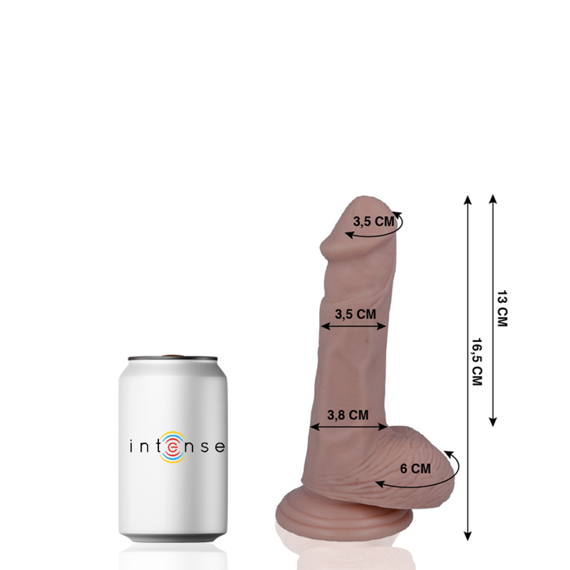 MR INTENSE - 5 REALISTIC PENIS 16,5 -OU- 3,5 CM - D-216086 - Dona Pimenta