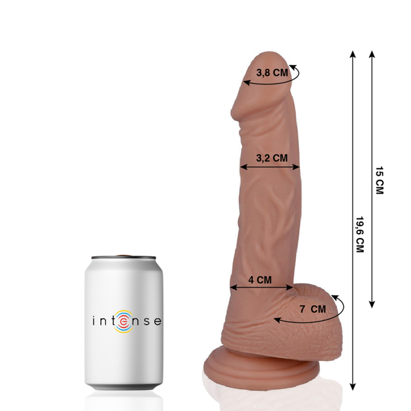 MR INTENSE - 16 REALISTIC PENIS 19.6 -OU- 3.2cm - D-216096 - Dona Pimenta