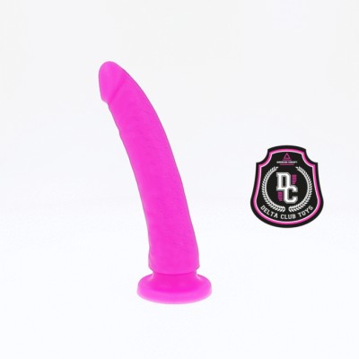 DELTA CLUB -  TOYS LILAC DILDO MEDICAL SILICONE 17 X 3 CM - D-227142 - Dona Pimenta