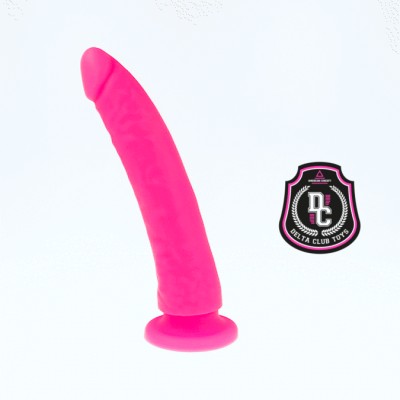 DELTA CLUB -TOYS DILDO MÉDICO ROSA SILICONE 20 X 4 CM - D-227144 - Dona Pimenta