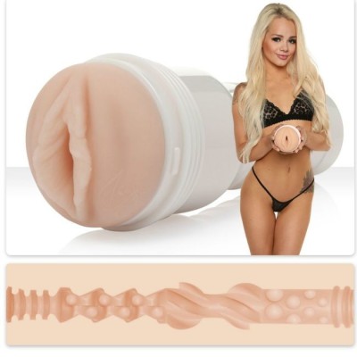 FLESHLIGHT - ELSA JEAN VAGINA SABOROSA + LANÇAMENTO UNIVERSAL + LUBRIFICANTE AQUA QUALITY 50 ML - D-238377 - Dona Pimenta