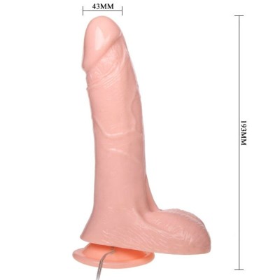 INFLATABLE DILDO HINCHABLE REALISTICO CON VENTOSA 19.3 CM - D-218841 - Dona Pimenta