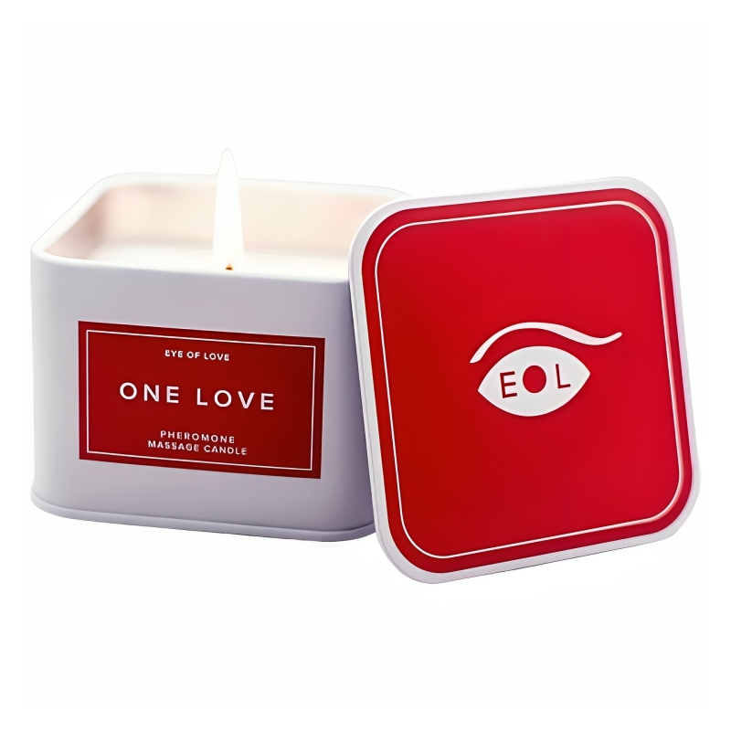 EYE OF LOVE - VELA DE MASSAGEM ONE LOVE PARA MULHERES 150 ML - D-238302 - Dona Pimenta