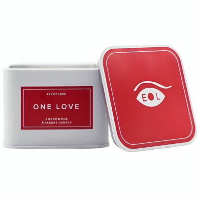 EYE OF LOVE - VELA DE MASSAGEM ONE LOVE PARA MULHERES 150 ML - D-238302 - Dona Pimenta