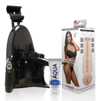 FLESHLIGHT - VIOLET MYERS WAIFU + LANÇAMENTO UNIVERSAL + LUBRIFICANTE AQUA QUALITY 50 ML - D-238373 - Dona Pimenta