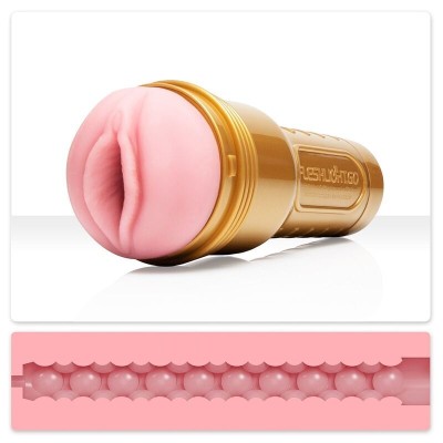 FLESHLIGHT - UNIDADE DE TREINAMENTO STAMINA GO SENHORA + LANÇAMENTO UNIVERSAL + LUBRIFICANTE AQUA QUALITY 50 ML - D-238376 - Don