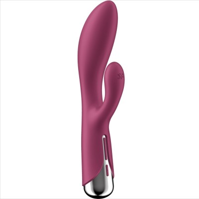 SATISFYER - COELHO GIRATÓRIO 1 CLITÓRIS E ESTIMULAO DE PONTO G VERMELHO - D-237583 - Dona Pimenta