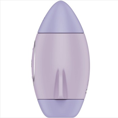 SATISFYER - VIBRADOR DE IMPULSO DUPLO PEQUENO LILAC MISSION CONTROL - D-237587 - Dona Pimenta