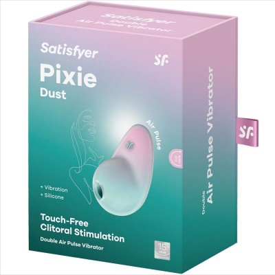 SATISFYER - ESTIMULADOR PIXIE DUST LILAC AIR PLUSE - D-237592 - Dona Pimenta