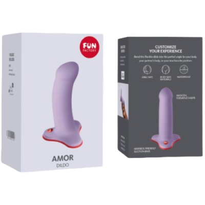 FUN FACTORY - AMOR DILDO INICIANTES LAVANDA - D-238425 - Dona Pimenta