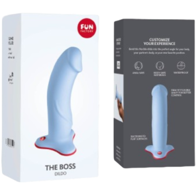 FUN FACTORY - THE BOSS REALISTIC DILDO BLACK - D-238429 - Dona Pimenta