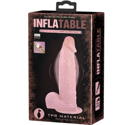 INFLATABLE REALISTIC COCK DILDO HINCHABLE REALISTICO CON VENTOSA - D-218840 - Dona Pimenta