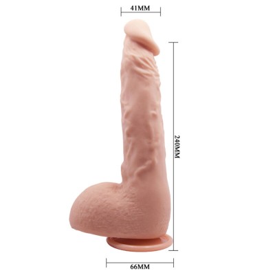 JASON DILDO REALÍSTICO CARNE 24 CM - D-219381 - Dona Pimenta