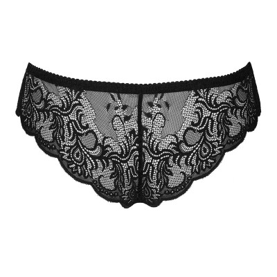 LIVCO CORSETTI FASHION - LOVE STORY LC 90679 CALCINHA SEM CROTCHLESS PRETA - D-239178 - Dona Pimenta