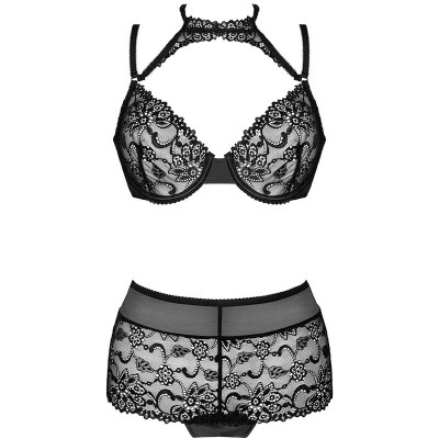 LIVCO CORSETTI FASHION - COLEO LINERA FOR THE SENSES BRA + CALA PRETA - D-239184 - Dona Pimenta