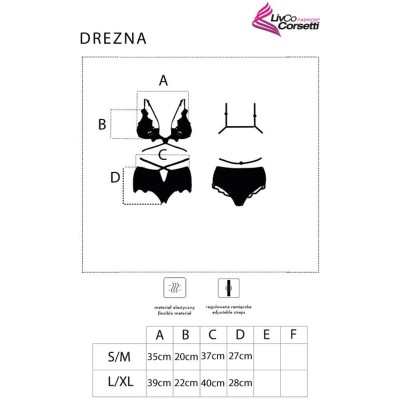 LIVCO CORSETTI FASHION - DREZNA LC 90733 BRA + CALA PRETA - D-239192 - Dona Pimenta