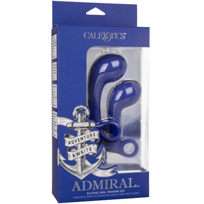 ADMIRAL - CONJUNTO 2 PLUG ANAL AZUL - D-238324 - Dona Pimenta