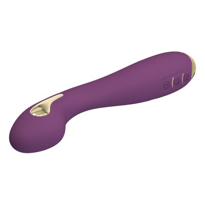 PRETTY LOVE - VIBRADOR HECTOR ELECTROSHOCK POR APP CONTROL ROXO - D-238745 - Dona Pimenta