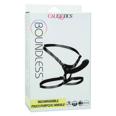 CALIFORNIA EXOTICS - BOUNDLESS ARNESS MULTI-PORPUSE RECARREGVEL - D-238415 - Dona Pimenta