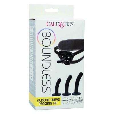 CALIFORNIA EXOTICS - BOUNDLESS KIT DE PEGGING DE CURVA DE SILICONE - D-238414 - Dona Pimenta