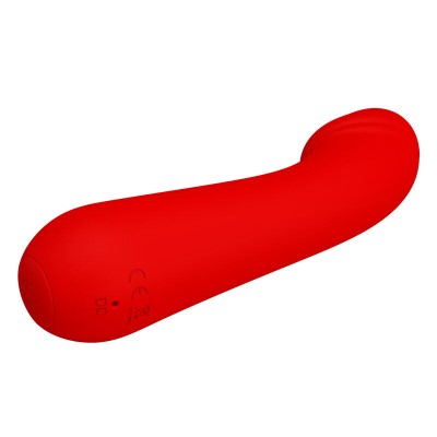 PRETTY LOVE - VIBRADOR RECARREGVEL CETUS VERMELHO - D-238714 - Dona Pimenta