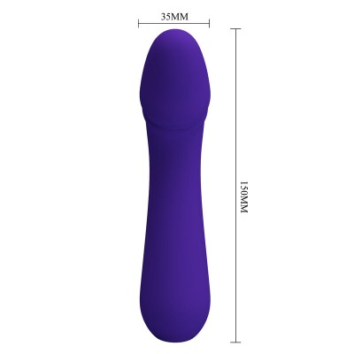 PRETTY LOVE - VIBRADOR RECARREGVEL CETUS ROXO - D-238715 - Dona Pimenta