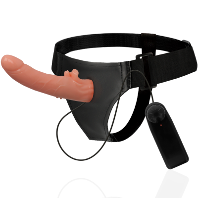 HARNESS ATTRACTION - RNES VIBRADOR HECTOR 20 X 3,5CM - D-224920 - Dona Pimenta