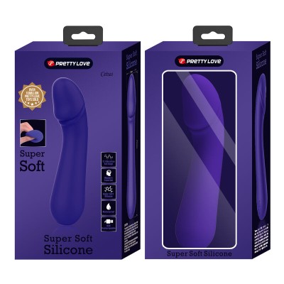 PRETTY LOVE - VIBRADOR RECARREGVEL CETUS ROXO - D-238715 - Dona Pimenta