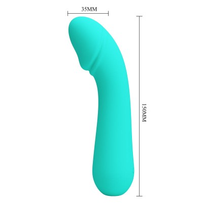 PRETTY LOVE - VIBRADOR RECARREGVEL CETUS AQUA VERDE - D-238716 - Dona Pimenta