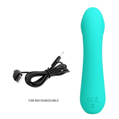 PRETTY LOVE - VIBRADOR RECARREGVEL CETUS AQUA VERDE - D-238716 - Dona Pimenta