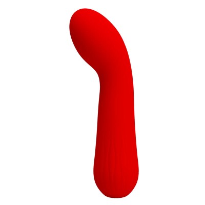 PRETTY LOVE - VIBRADOR RECARREGVEL FAUN VERMELHO - D-238717 - Dona Pimenta