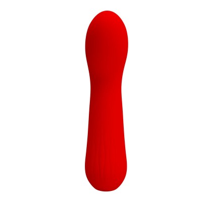 PRETTY LOVE - VIBRADOR RECARREGVEL FAUN VERMELHO - D-238717 - Dona Pimenta