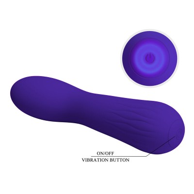 PRETTY LOVE - VIBRADOR RECARREGVEL FAUN ROXO - D-238718 - Dona Pimenta