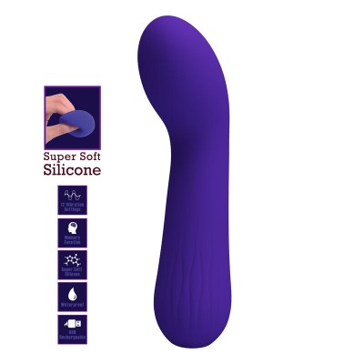 PRETTY LOVE - VIBRADOR RECARREGVEL FAUN ROXO - D-238718 - Dona Pimenta