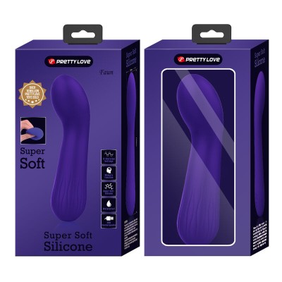 PRETTY LOVE - VIBRADOR RECARREGVEL FAUN ROXO - D-238718 - Dona Pimenta