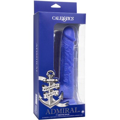 ADMIRAL - SAILOR REALISTIC DILDO VIBRADOR AZUL - D-238337 - Dona Pimenta