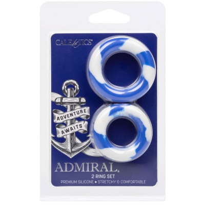 ADMIRAL - CONJUNTO 2 ANÉIS PARA O PÉNIS - D-238330 - Dona Pimenta