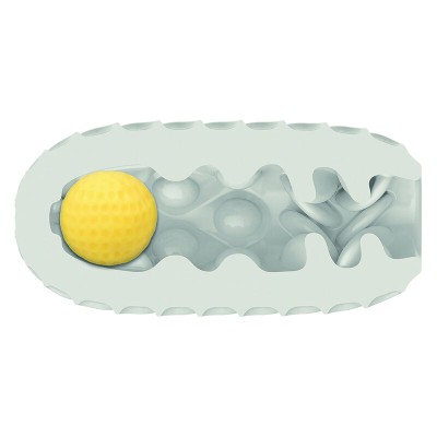 CALIFORNIA EXOTICS - BOUNDLESS REVERSÍVEL SQUISHY BALL STROKE CINZA - D-238413 - Dona Pimenta