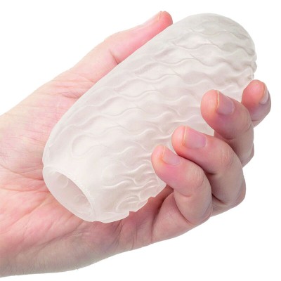 CALIFORNIA EXOTICS - BOUNDLESS REVERSÍVEL SQUISHY BALL STROKE CINZA - D-238413 - Dona Pimenta