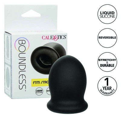 CALIFORNIA EXOTICS - BOUNDLESS FTM STROKER REVERSÍVEL 5CM - D-238416 - Dona Pimenta