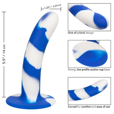 ADMIRAL - SWIRL DILDO FLEXÍVEL - D-238334 - Dona Pimenta