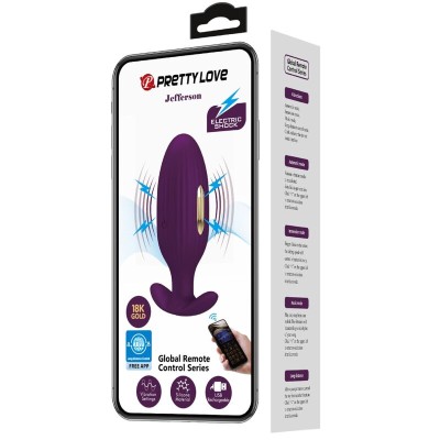 PRETTY LOVE - PLUG ANAL CONTROLADO POR APLICATIVO JEFFERSON ROXO - D-238729 - Dona Pimenta