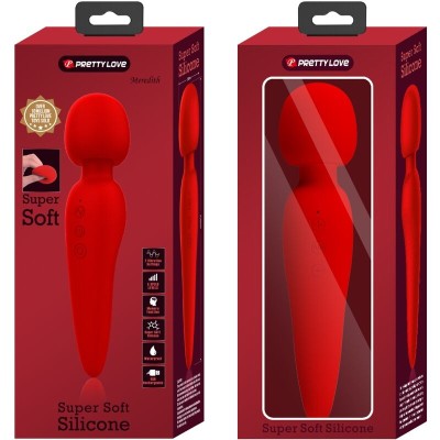 PRETTY LOVE - MAREDITH MASSAGER 12 MODOS DE VIBRAO VERMELHO - D-238708 - Dona Pimenta